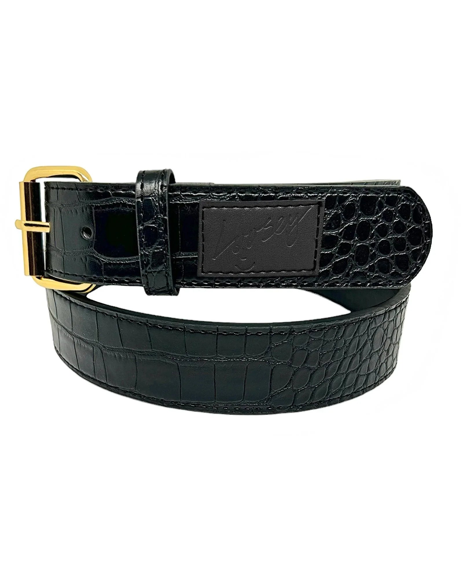Loosey Belt Croc Skin Black