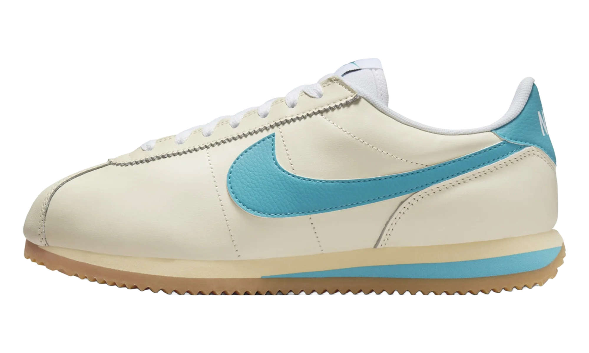 Cortez WMNS"Coconut Milk Gum Yellow Pale Vanilla Teal Nebula" HF4268 113