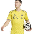 adidas Al Nassr FC Home Mens Soccer RONALDO 7 Jersey 25 26 Yellow Blue