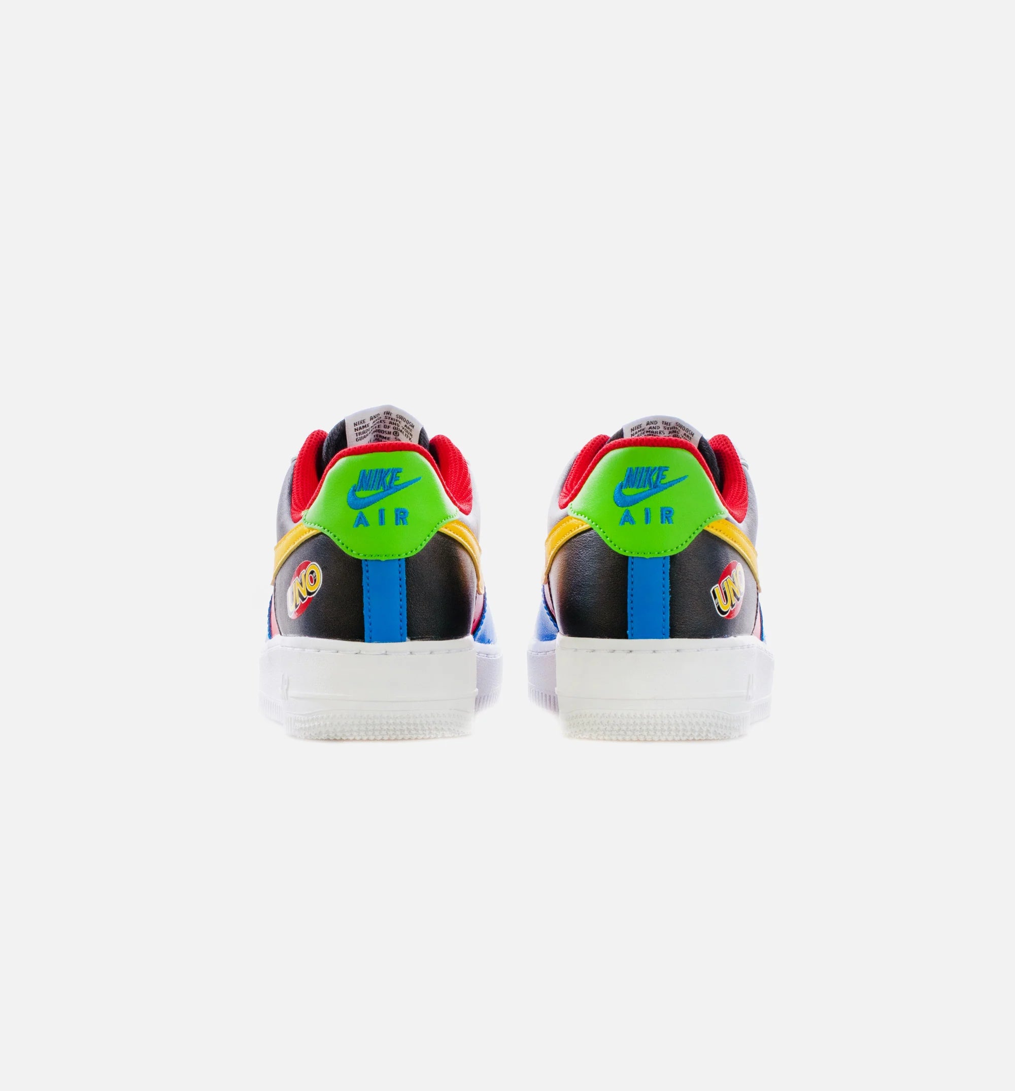 Air Force 1 UNO Mens Lifestyle Shoe Black Red Multi Free Shipping