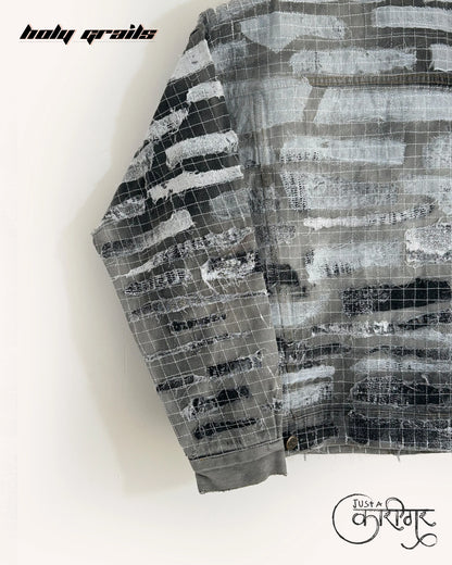 Monochrome Grey Denim Jacket HG x Just A Karigar