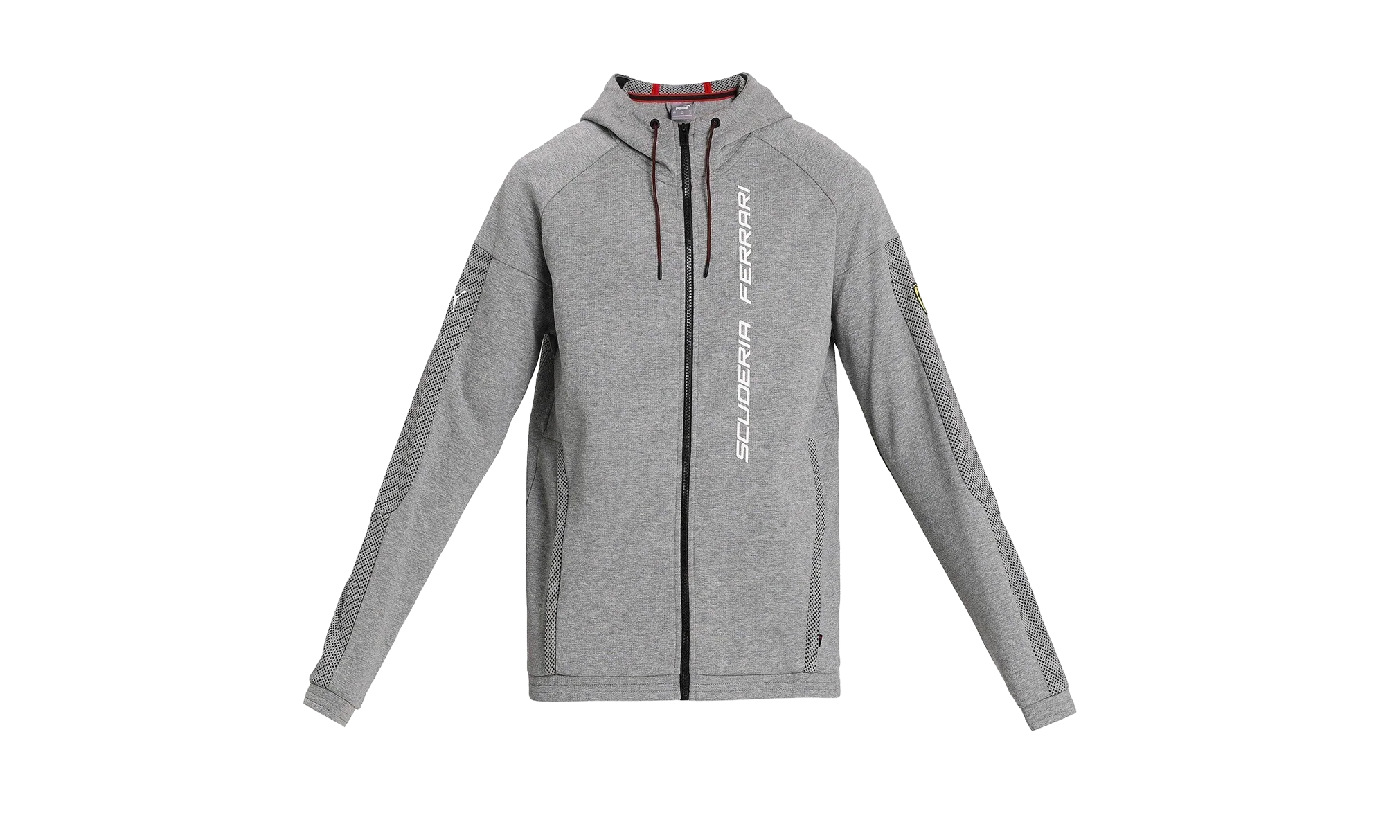 Scuderia Ferrari Race Hooded Sweat Jacket "Medium Gray Heather" 597951 03