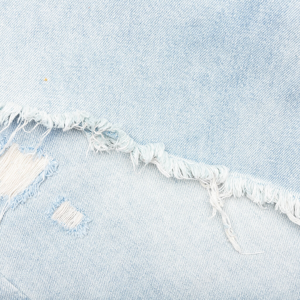 Berry Wide Denim Short Vintage Light Blue