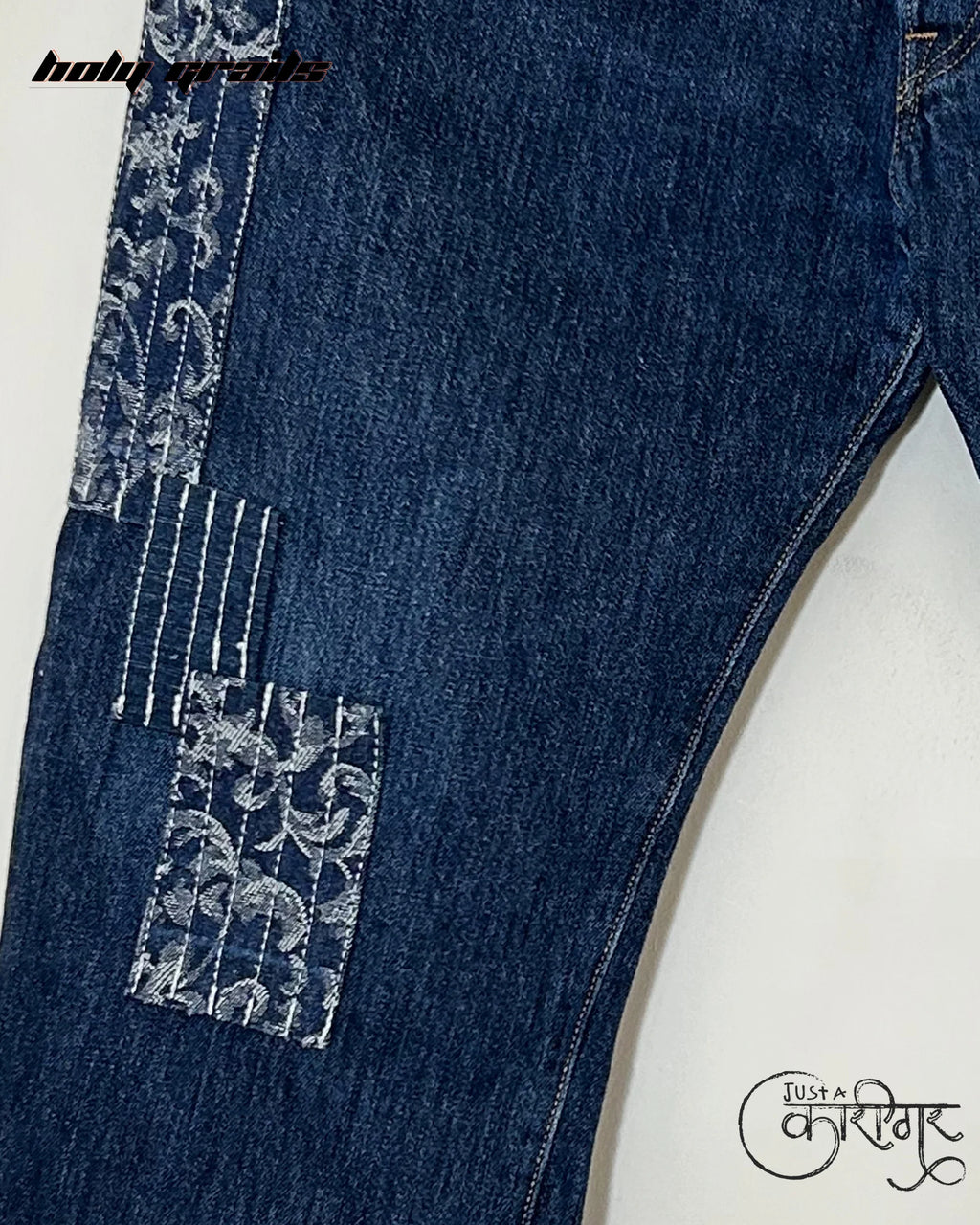 Just A Denim Dark Blue Denim Jeans HG x Just A Karigar
