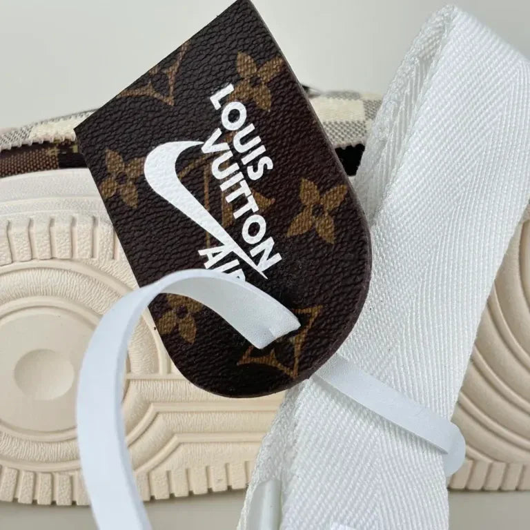 Louis Vuitton x Nike Air Force 1 Royal Black