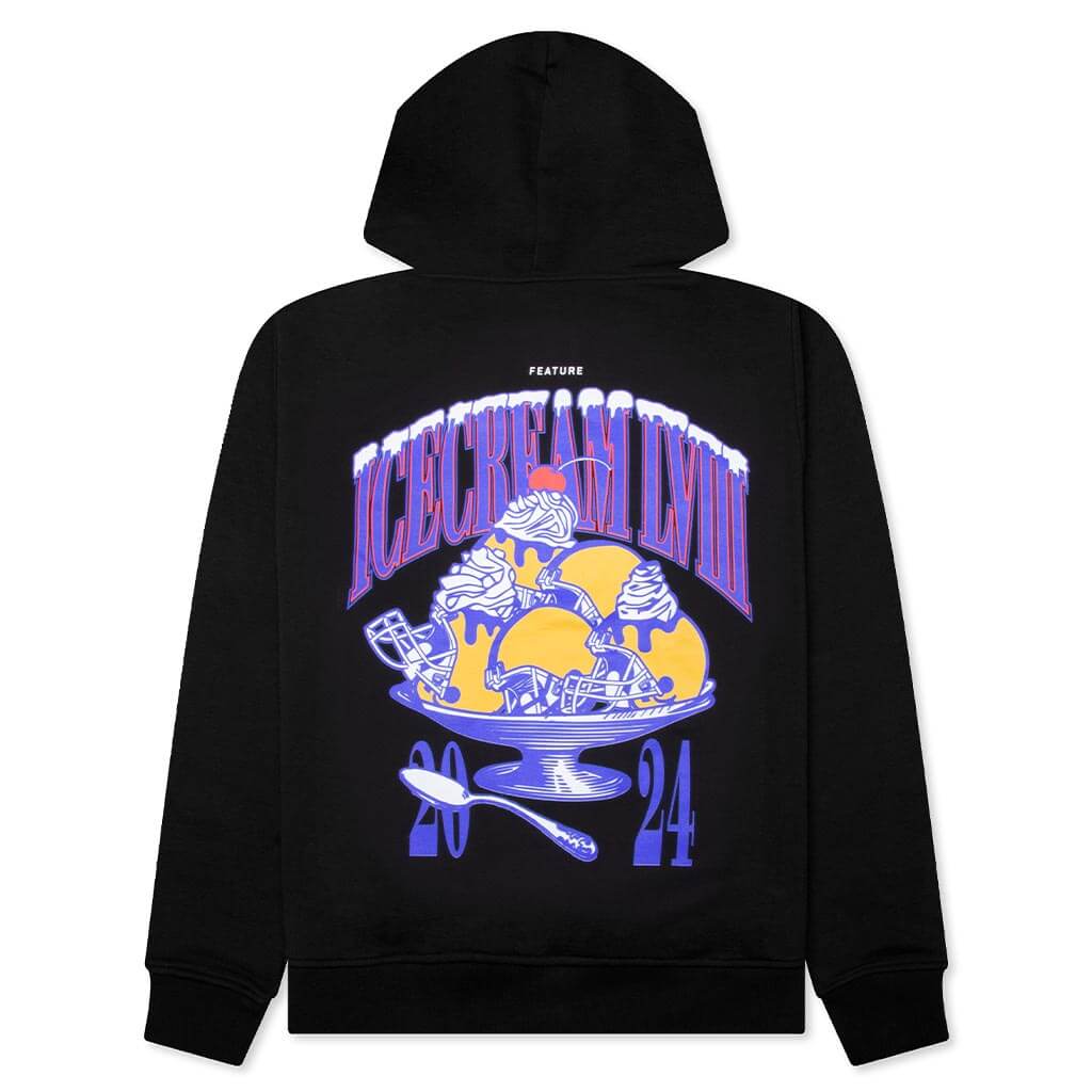 Feature x Icecream Super Bowl Hoodie Black