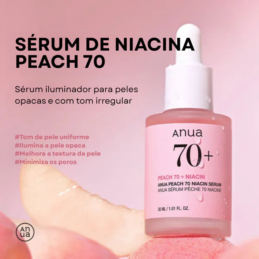 Sérum de Niacinamida 70 com Pêssego