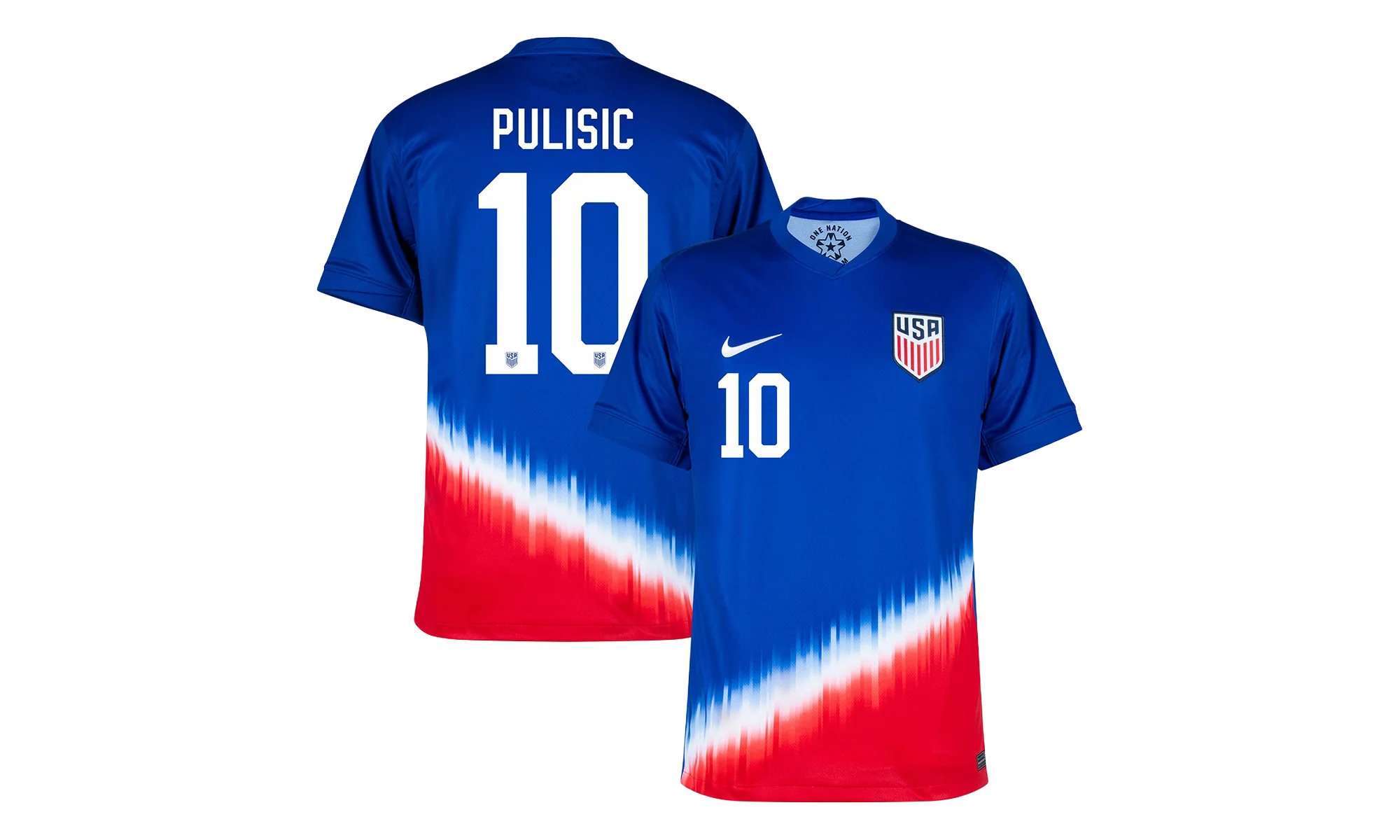 USA Away Pulisic 10 Jersey "American Icon kit (2024‑2025)" FJ4277 417