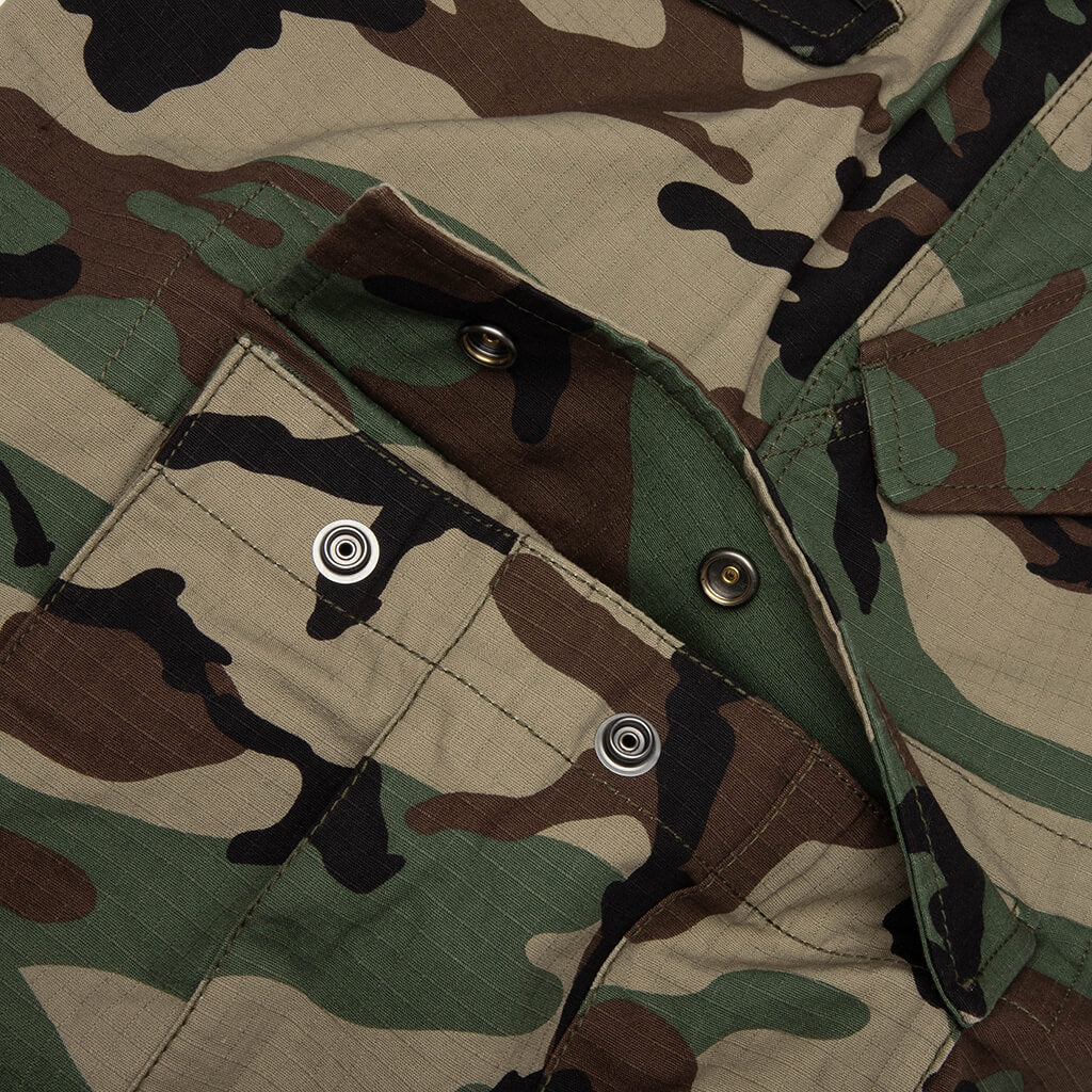 Cargo Ripstop Short Woodland Camo