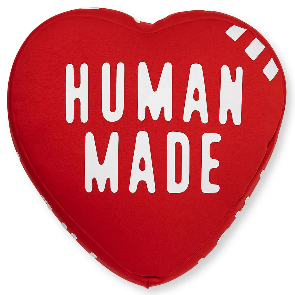 Heart Beads Cushion Red