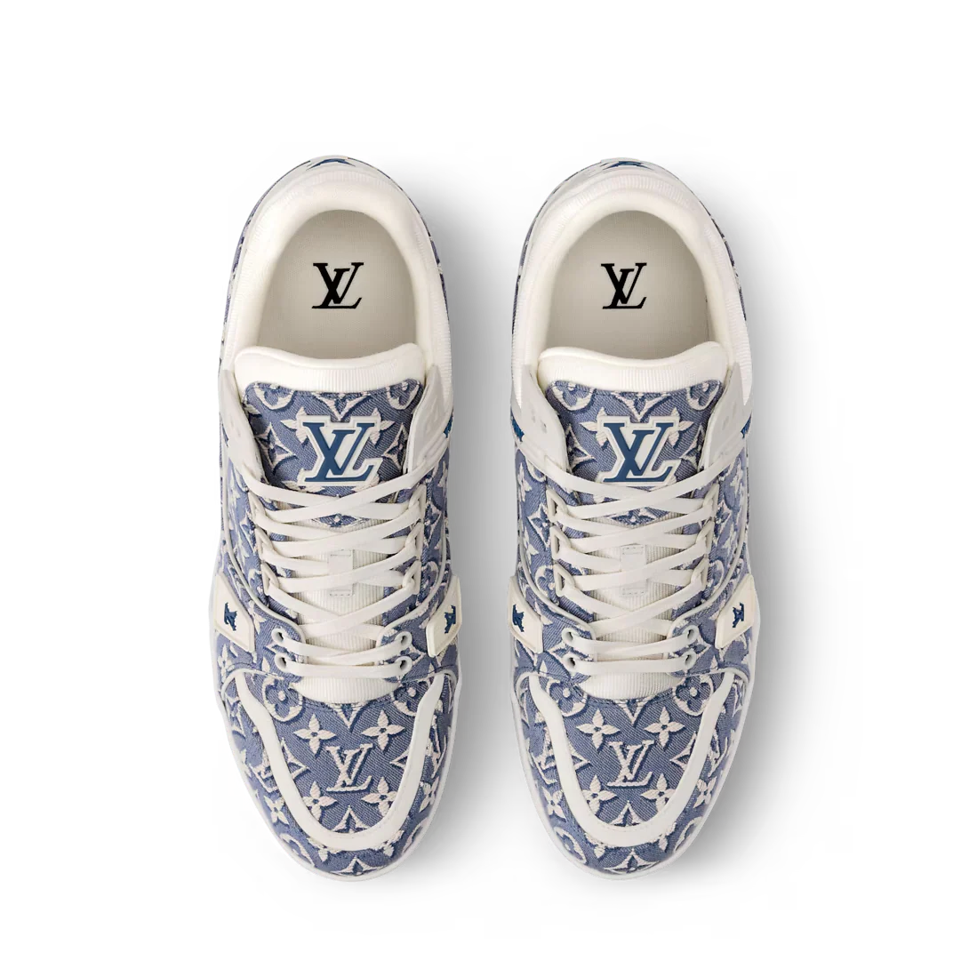 LV Trainer Sneaker Blue