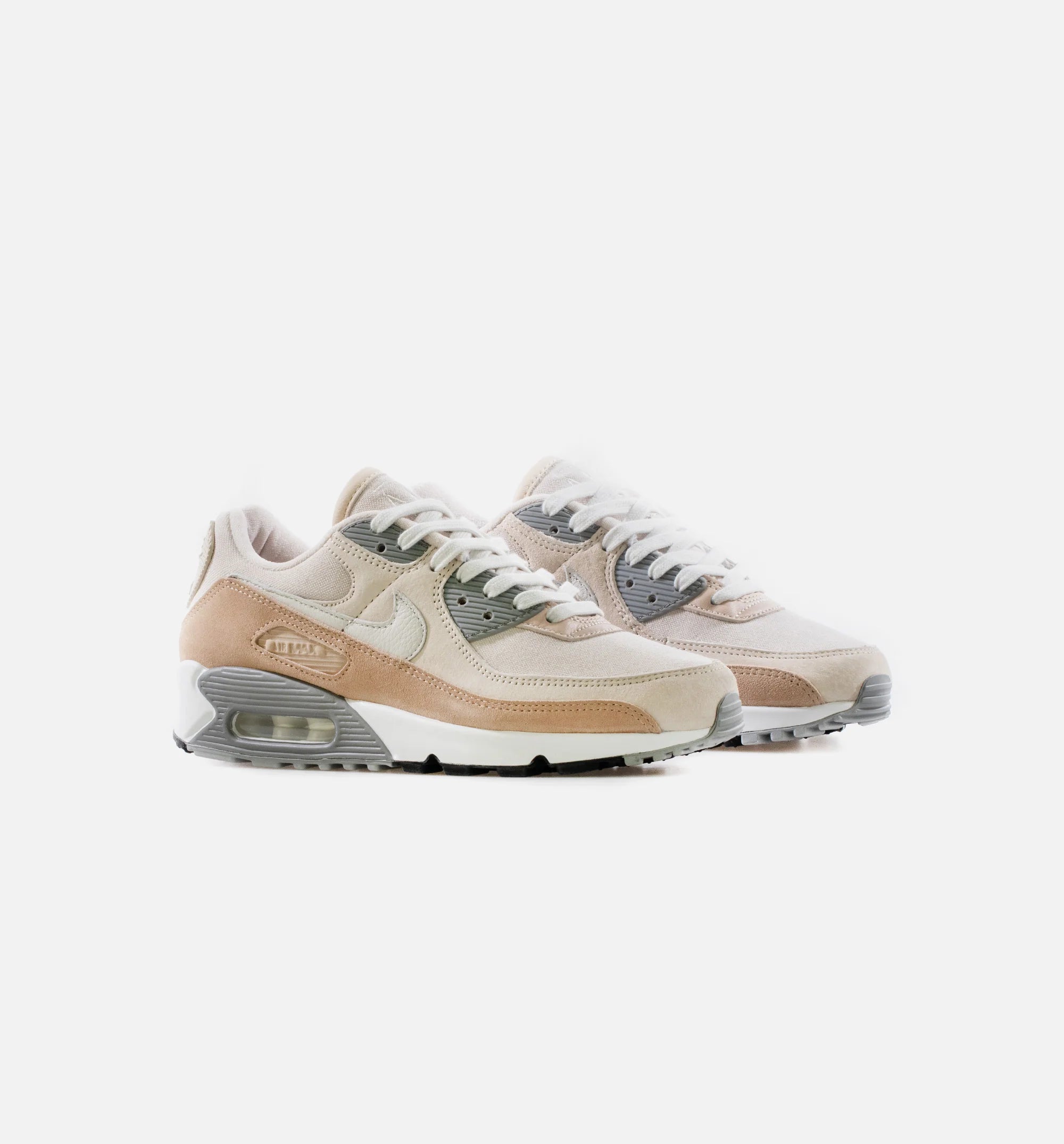 Air Max 90 PRM Mens Lifestyle Shoe White Tan Gray