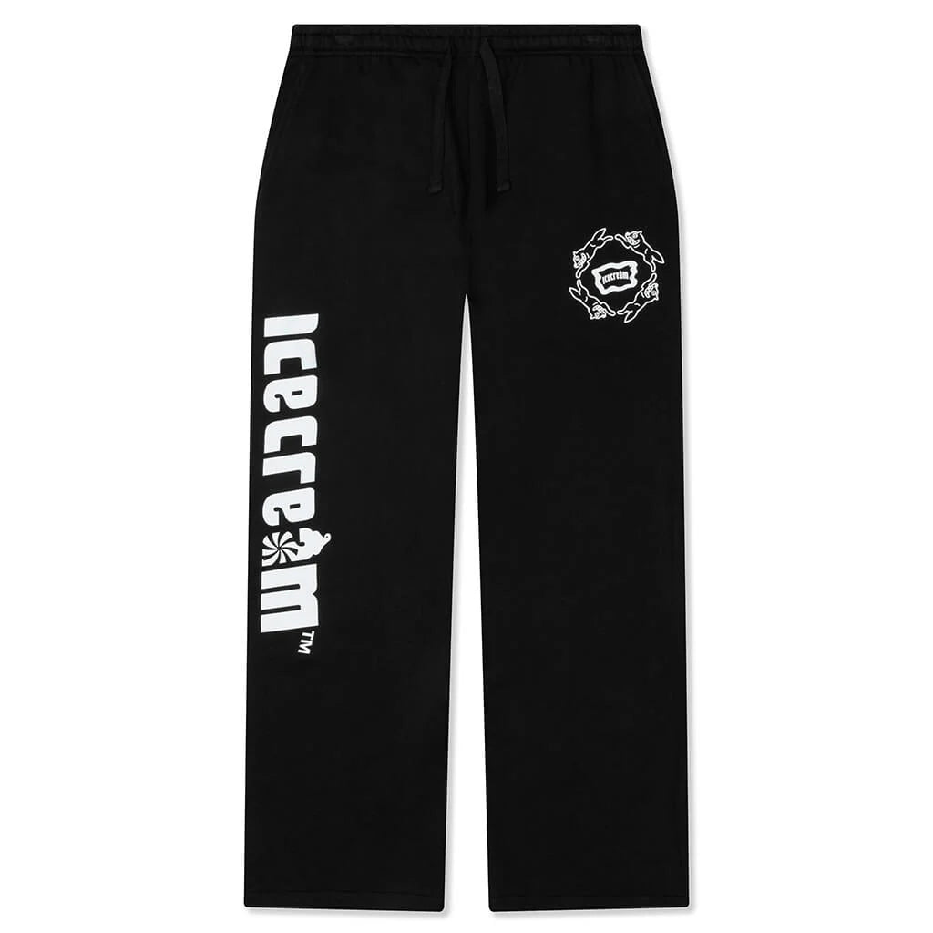 Vertical Sweatpants Black