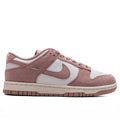 Womens Dunk Low Rose Whisper White Particle Pink Sail Metallic Silver