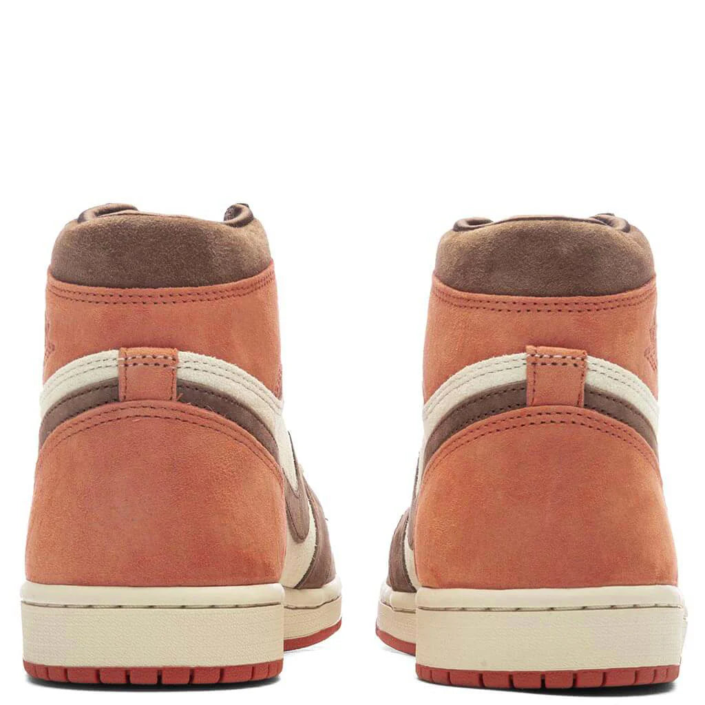 Womens Air Jordan 1 Retro Hi OG SP Dusted Clay Cacao Wow Sanddrift