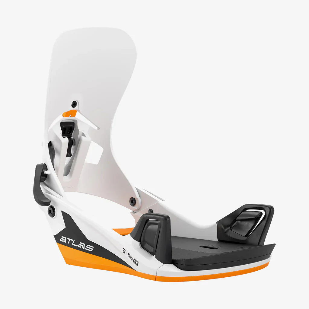 Union Atlas Step On Bindings 2026 White Orange