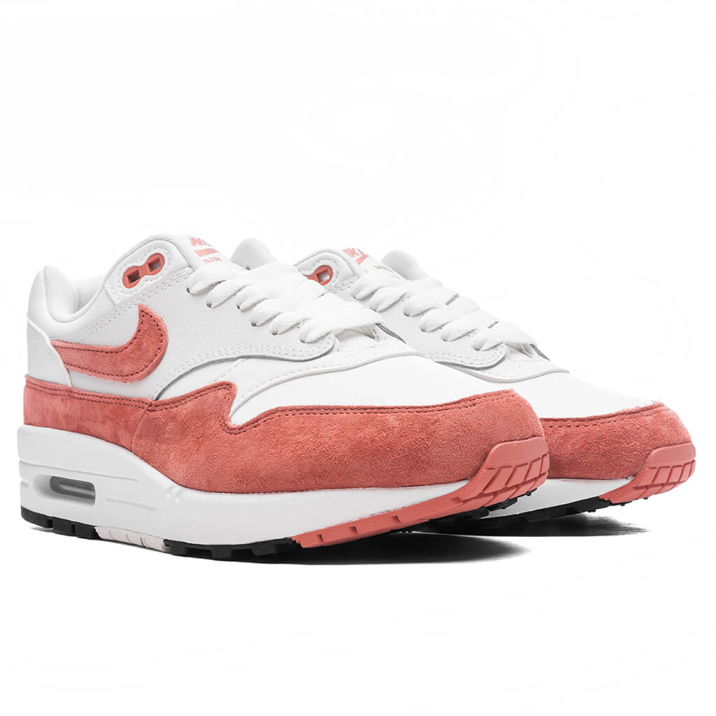 Womens Air Max 1 87 White Canyon Pink Summit White Black