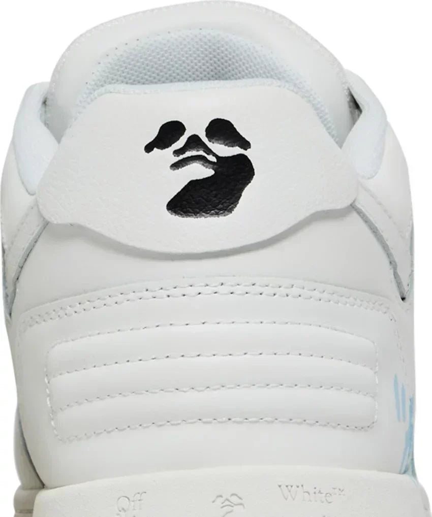 OFF WHITE Out Of Office OOO Low Tops For Walking White Light Blue 2021