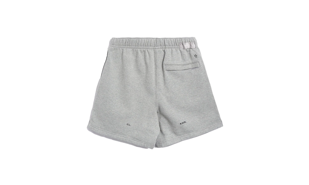 NOCTA CARDINAL FLEECE SHORT "Dark Grey Heather / Matte Silver / Black" FQ0408 063