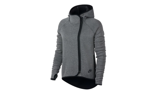 Sportswear Tech Fleece Hoodie WMNS "Carbon Heather Black" 908822 091