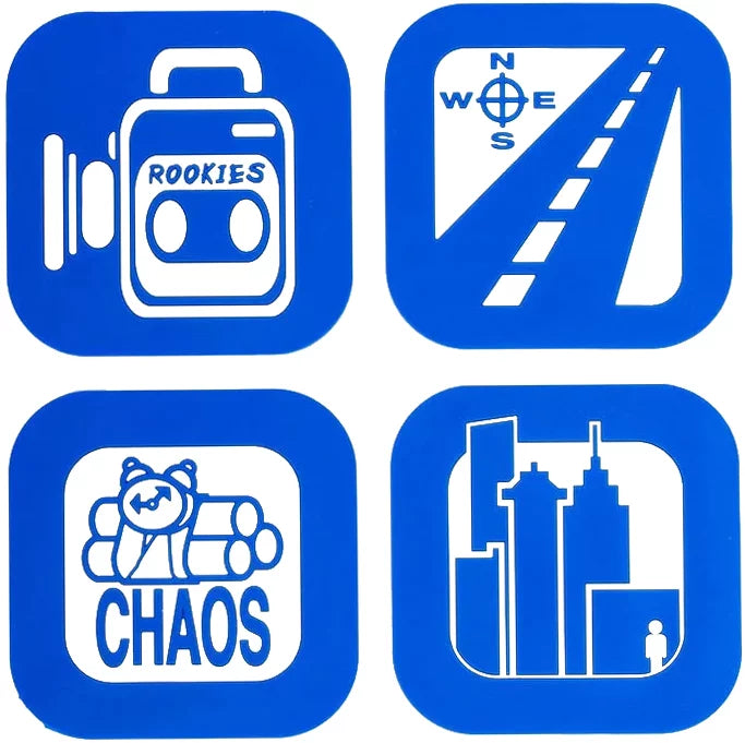 411VM Icon Coasters Set 4PK