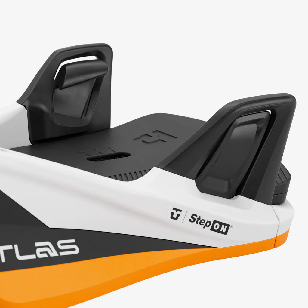 Union Atlas Step On Bindings 2026 White Orange
