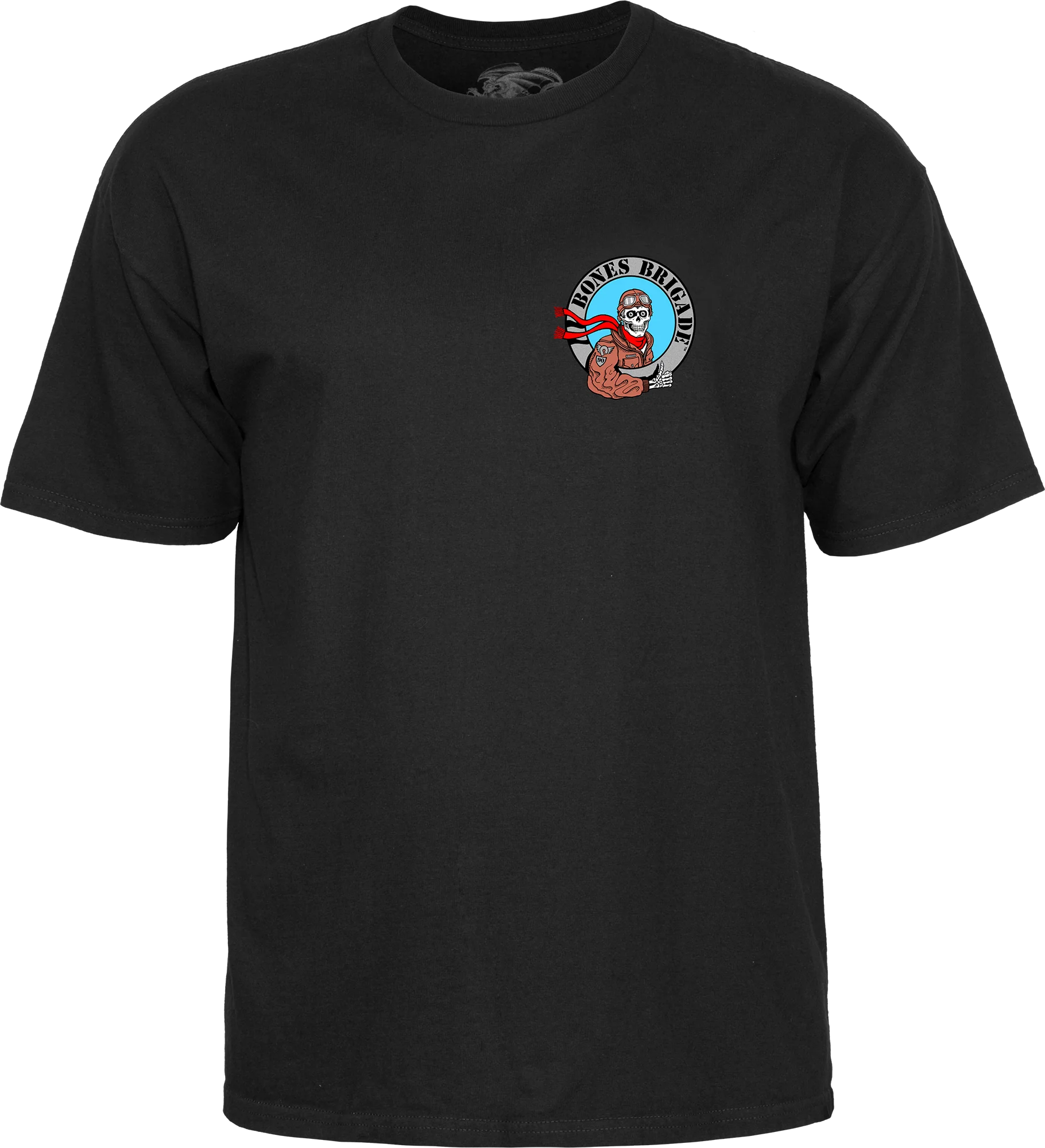 Powell Peralta Bones Brigade Pilot Ripper Tee Series 17 Black Silver