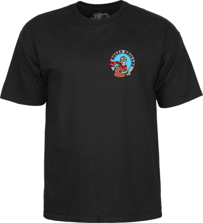 Powell Peralta Bones Brigade Pilot Ripper Tee Series 17 Black Silver