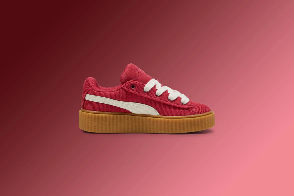 Puma x Fenty Womens Creeper Phatty Corduroy Club Red Warm White Gum