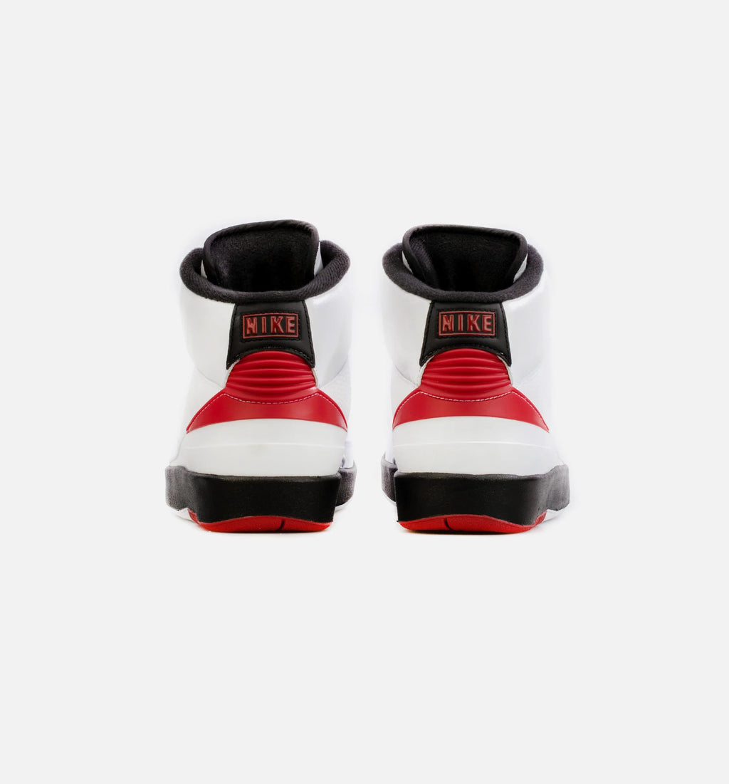 Air Jordan 2 Retro Chicago Grade School Lifestyle Shoe White Red