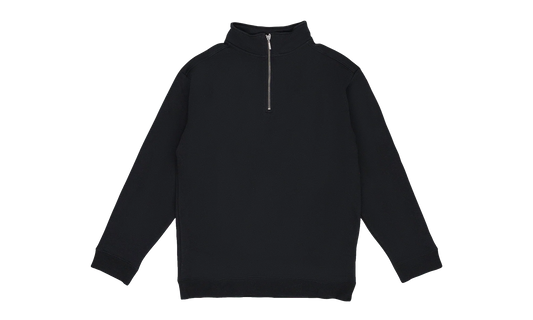 Quarter Zip Sweater "Black" SLR MTPS 0001