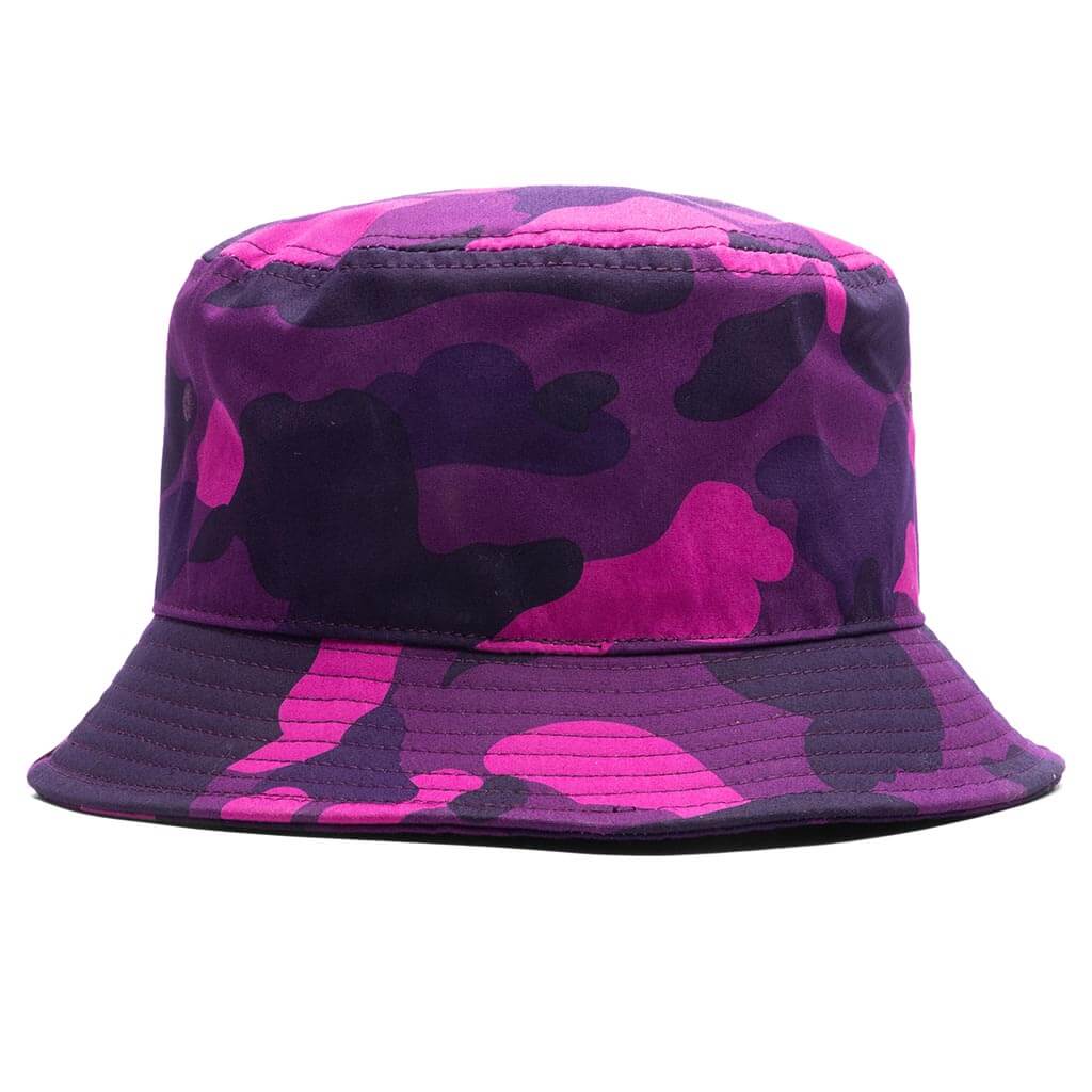 Color Camo Bucket Hat Purple