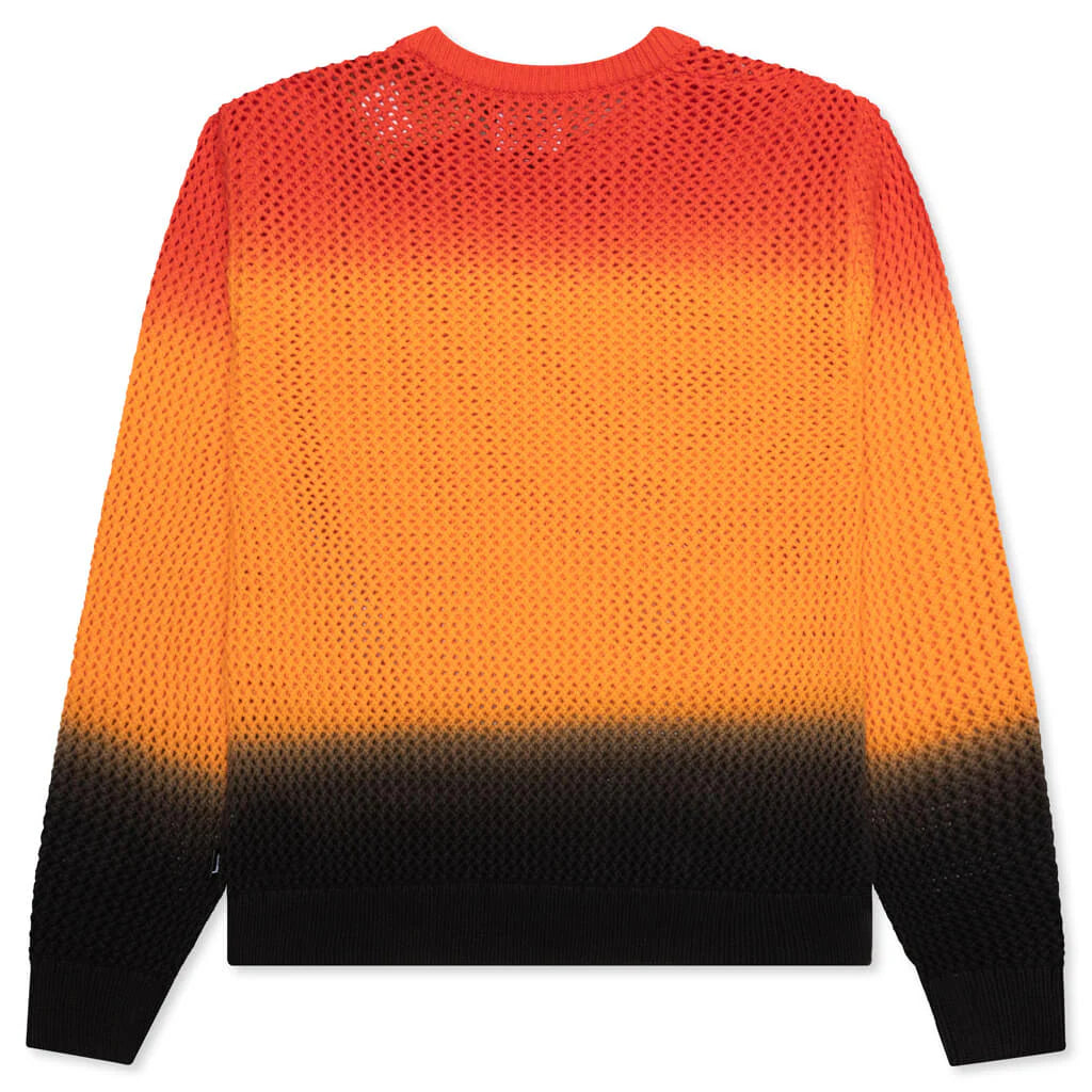 Pigment Dyed Loose Gauge Sweater Lava