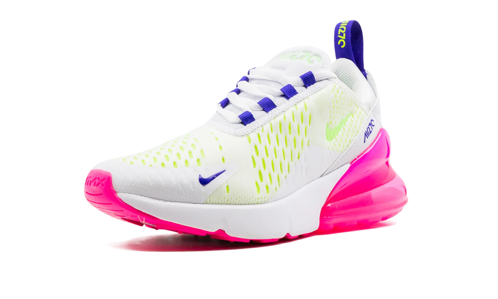 AIR MAX 270 MNS WMNS"White/ Pink Blast/ Volt" DH0252 100