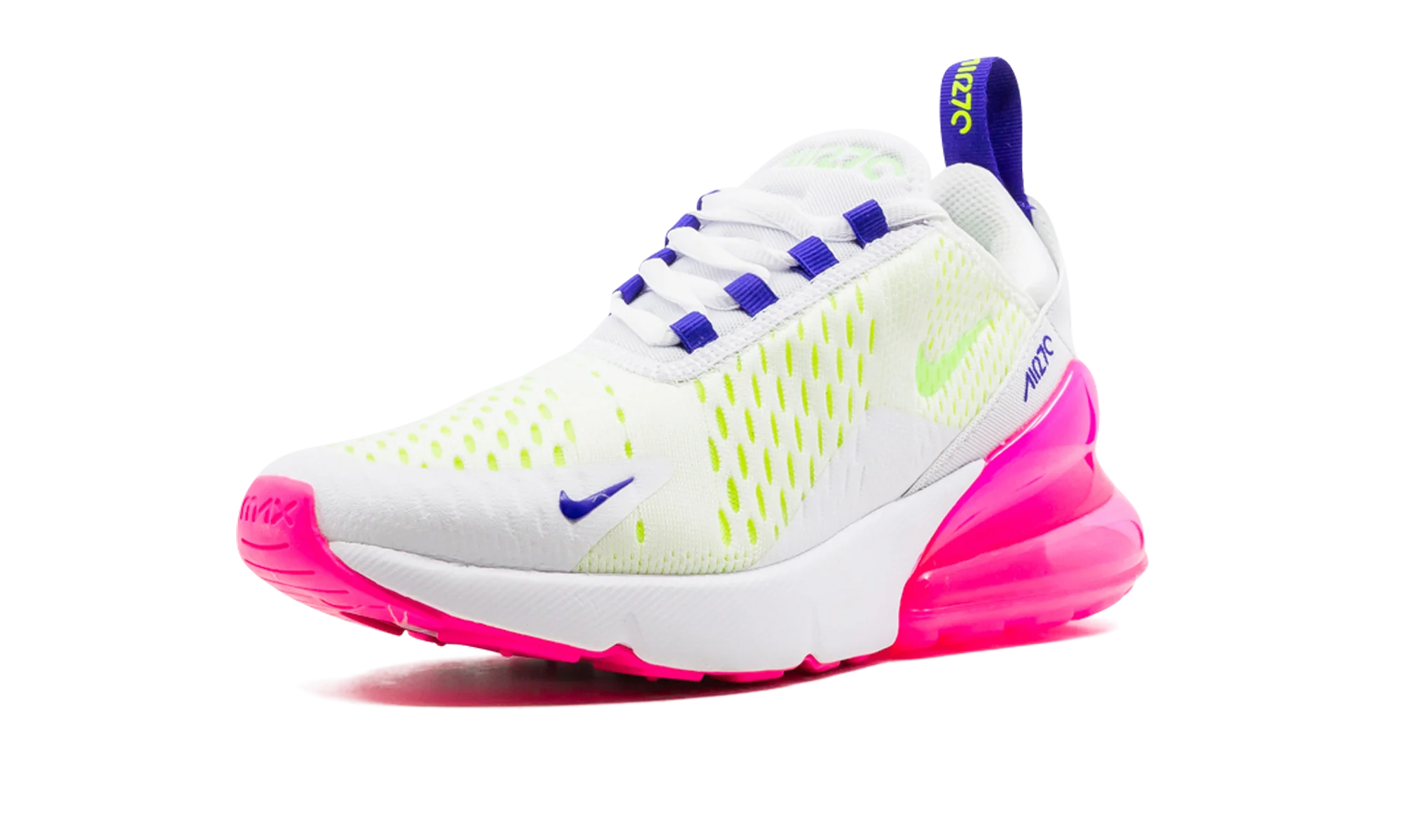 AIR MAX 270 MNS WMNS"White/ Pink Blast/ Volt" DH0252 100