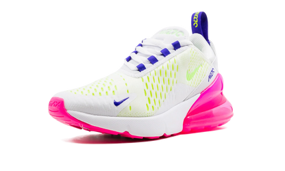 AIR MAX 270 MNS WMNS"White/ Pink Blast/ Volt" DH0252 100