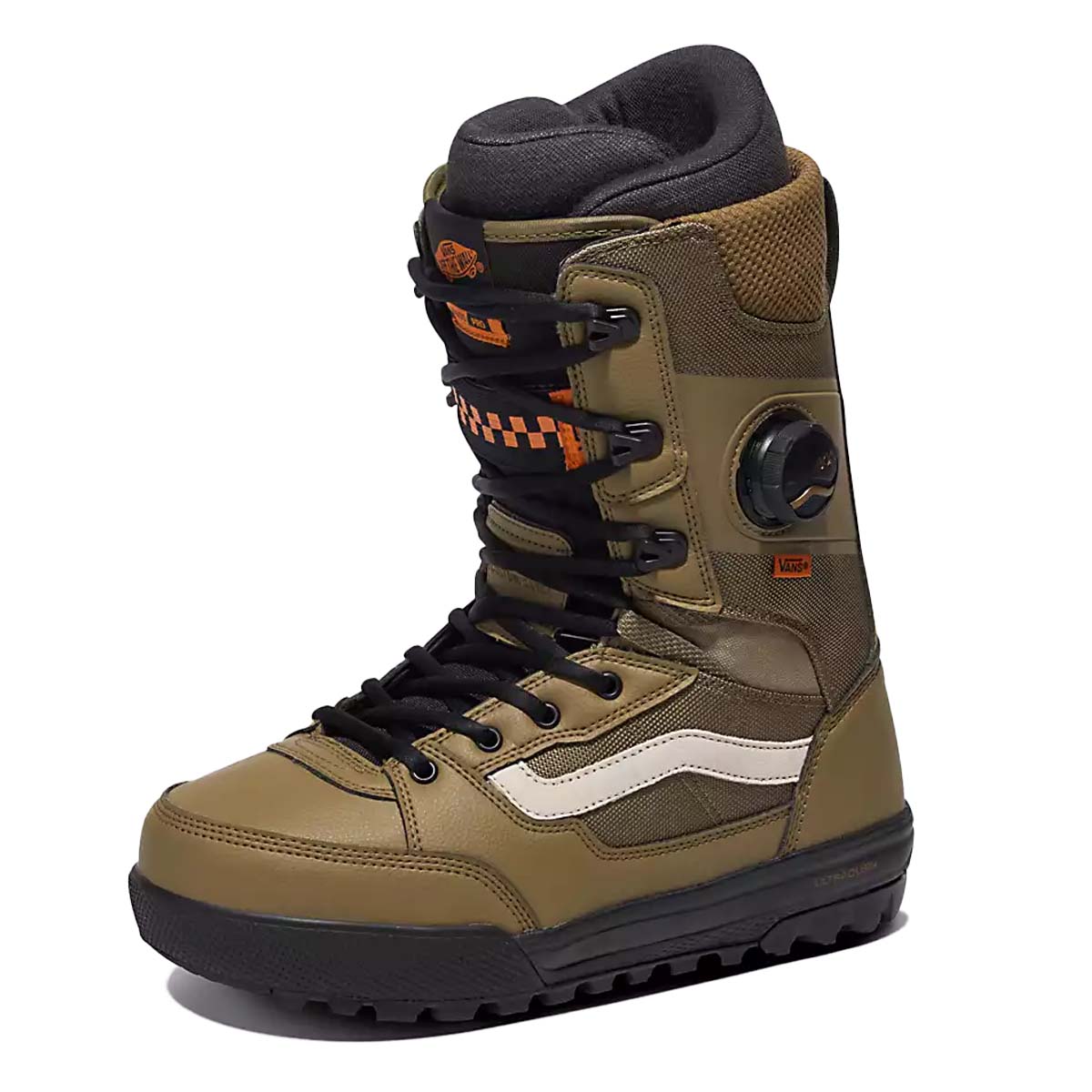 Vans Invado Pro Snowboard Boot Black Olive