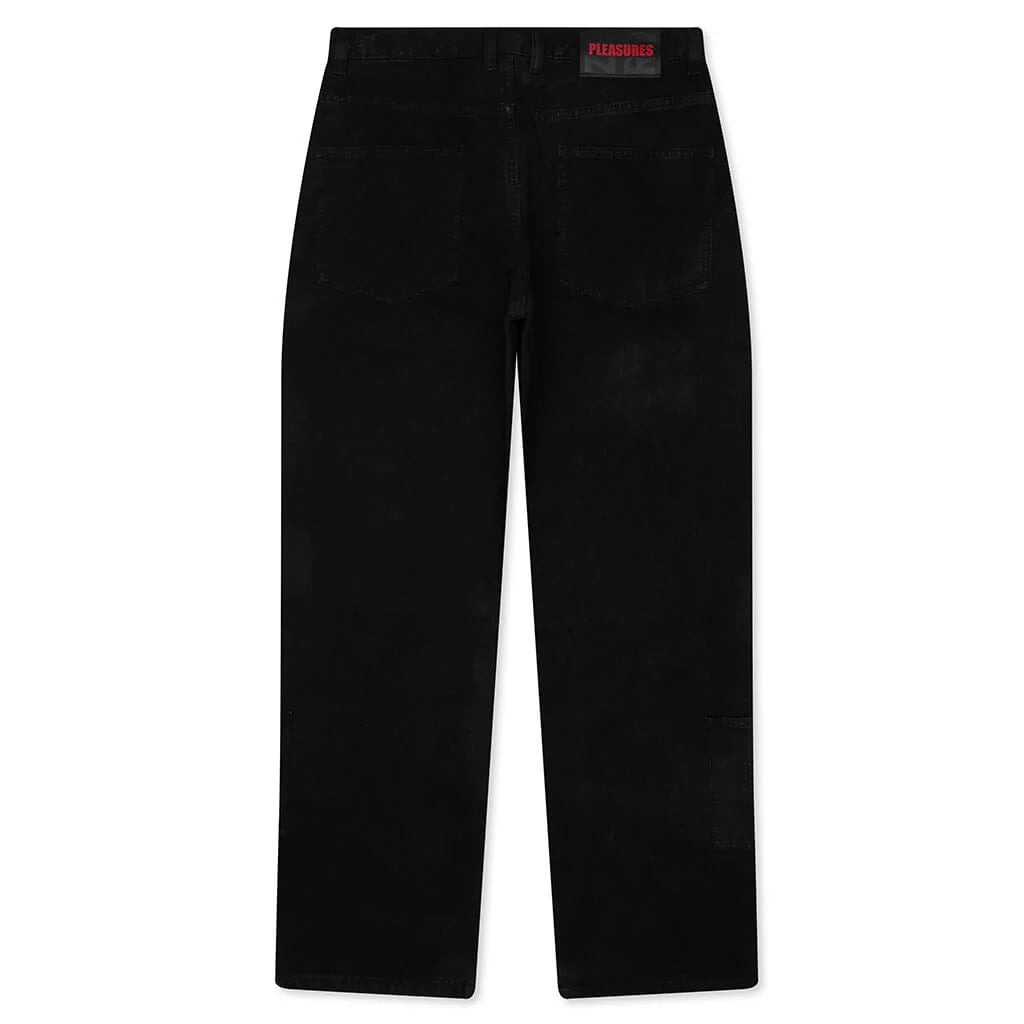 Pleasures x Zero Work Pants Black