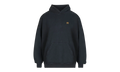 Back Burning Monogram Hoodie "Black" PMBB117R24FLE003