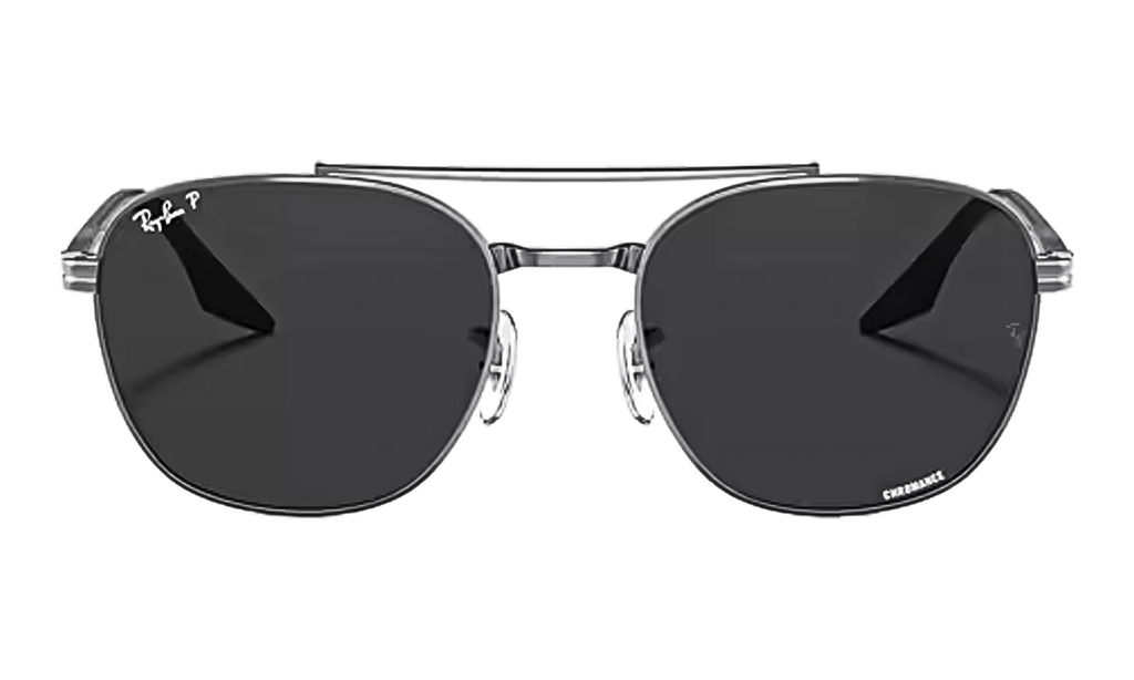 Oval Polarized Sunglasses "Gunmetal" RB3688-004-K8_58