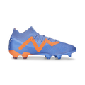 PUMA Future Ultimate FG AG Firm Ground Soccer Cleats Blue Glimmer White Ultra Orange