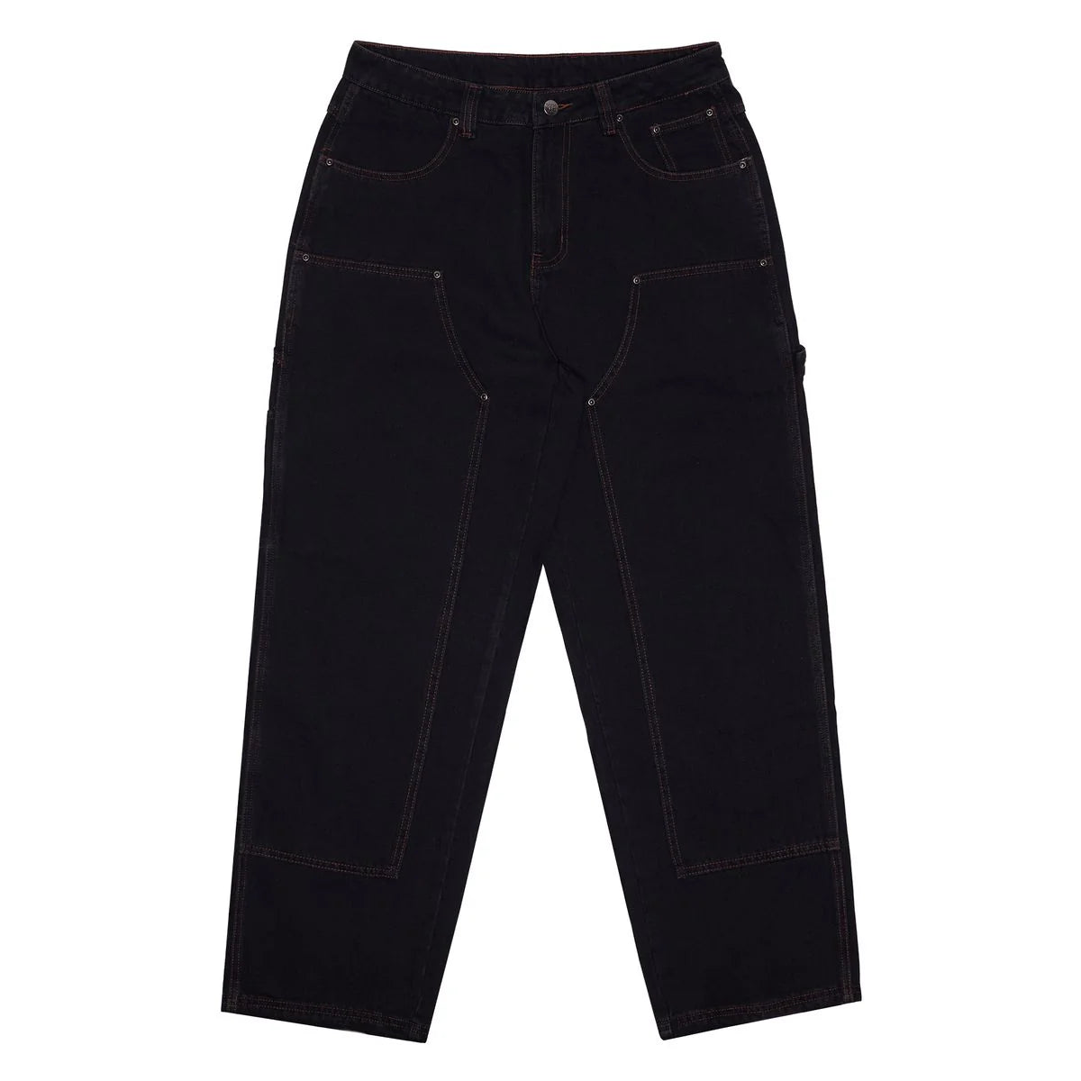 WKND Damn Near Carpenter Double Knee Pants Washed Black