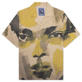 Watercolor Face Camp Shirt Multi