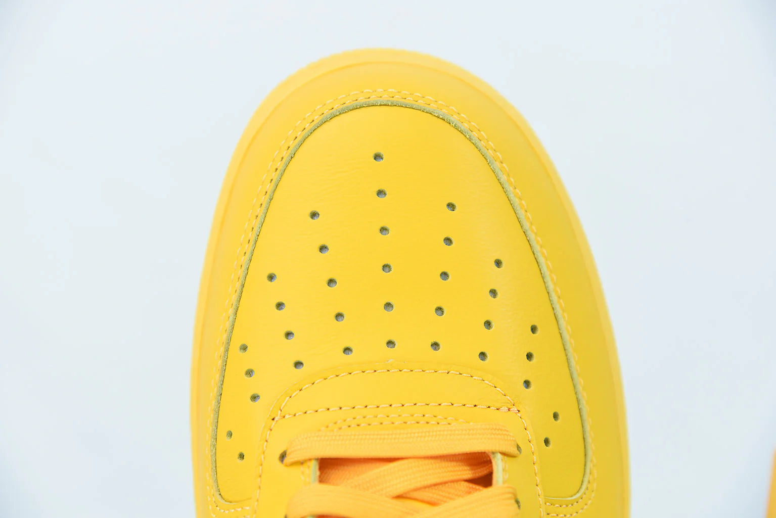 Nike Air force 1 Low Off White University Gold Metallic Silver