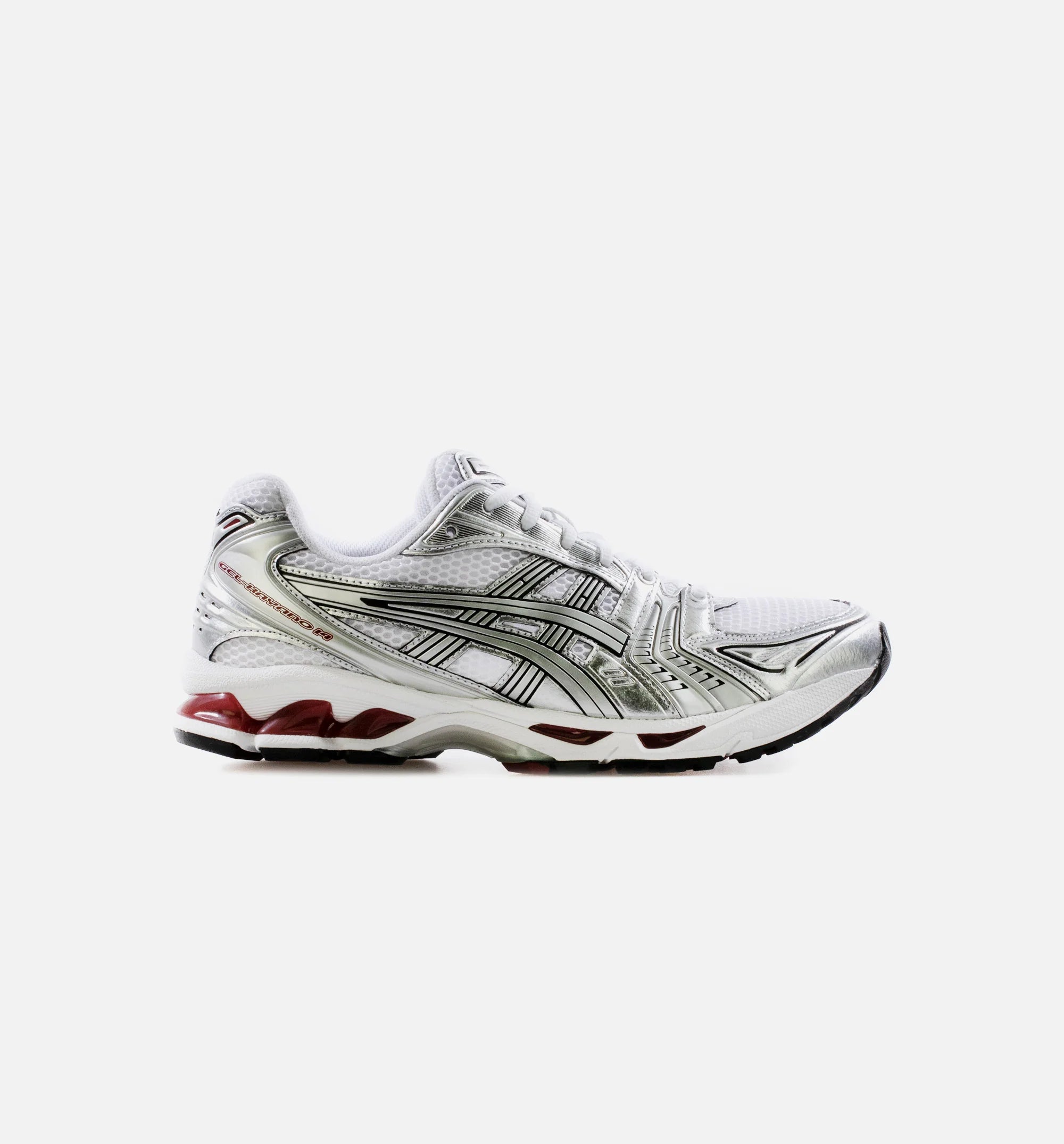 Gel Kayano 14 OG Mens Lifestyle Shoe White Silver Red