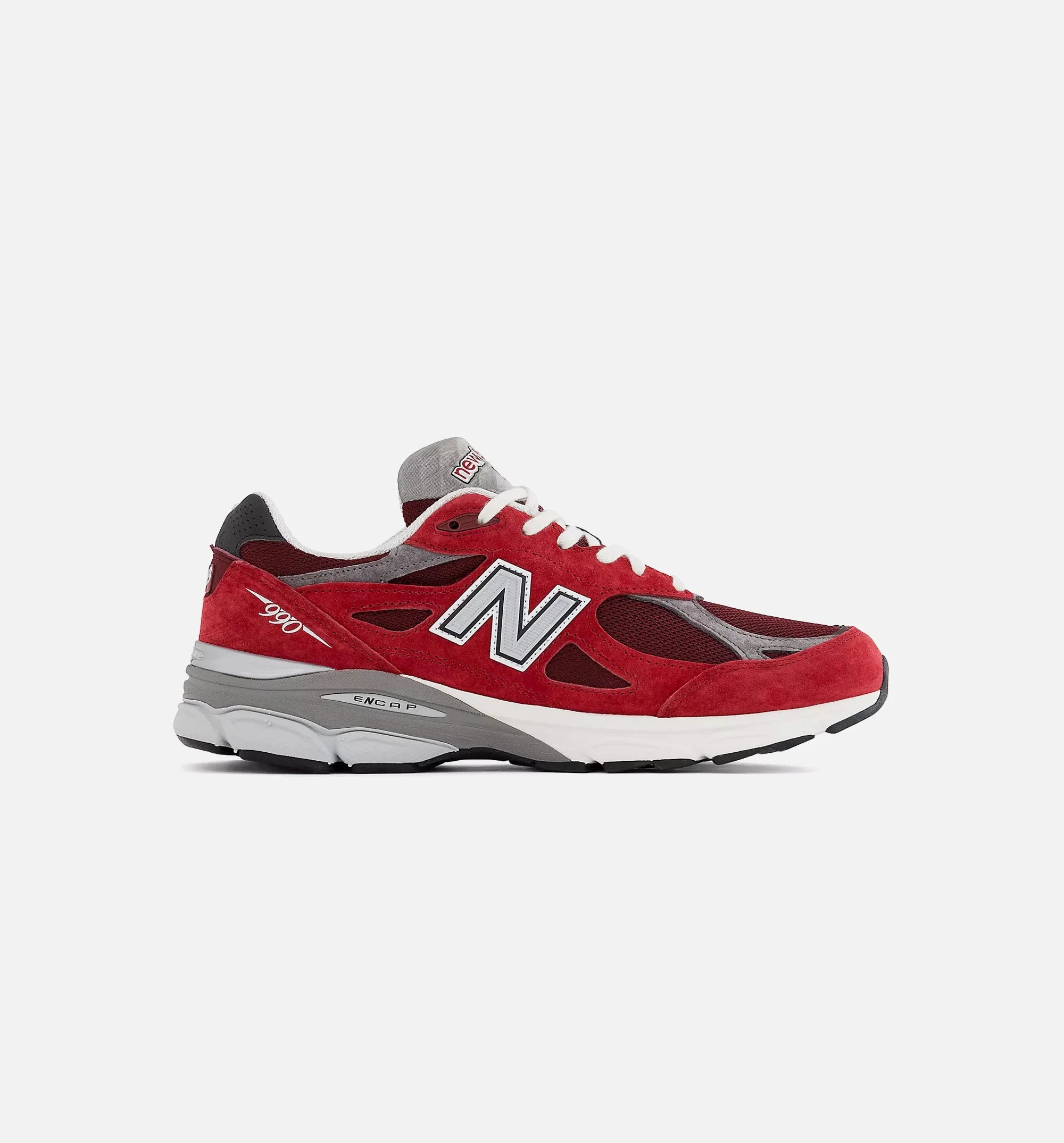 Made in USA 990v3 Scarlet Mens Running Shoe Red
