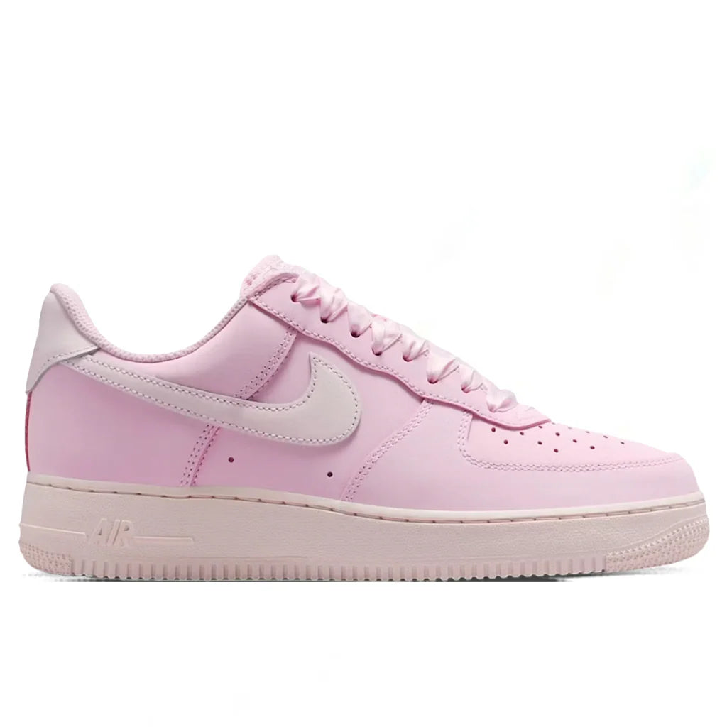 Womens Air Force 1 Retro Premium Ribbon Lace Pink Foam Pearl Pink