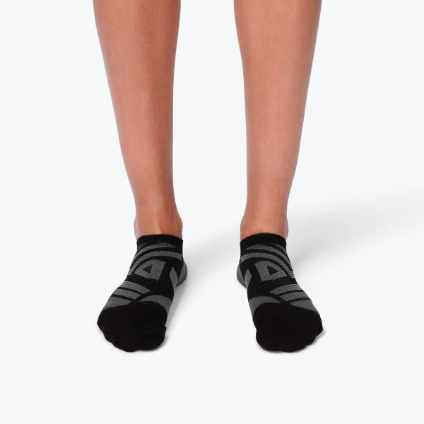 Women's Low Sock in Black Shadow