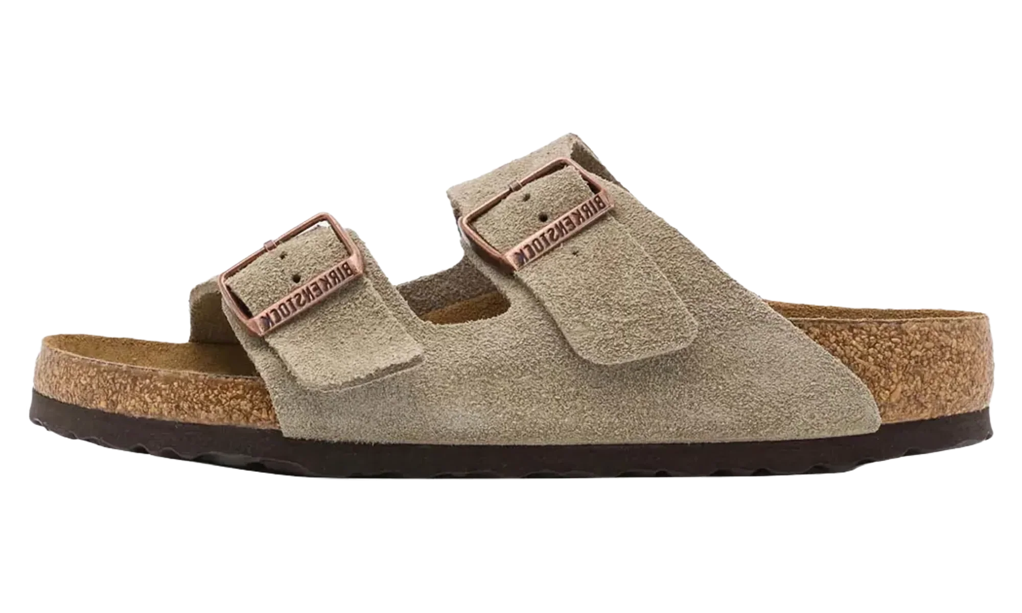 Arizona Soft Footbed "Suede Taupe - Narrow fit" 951303