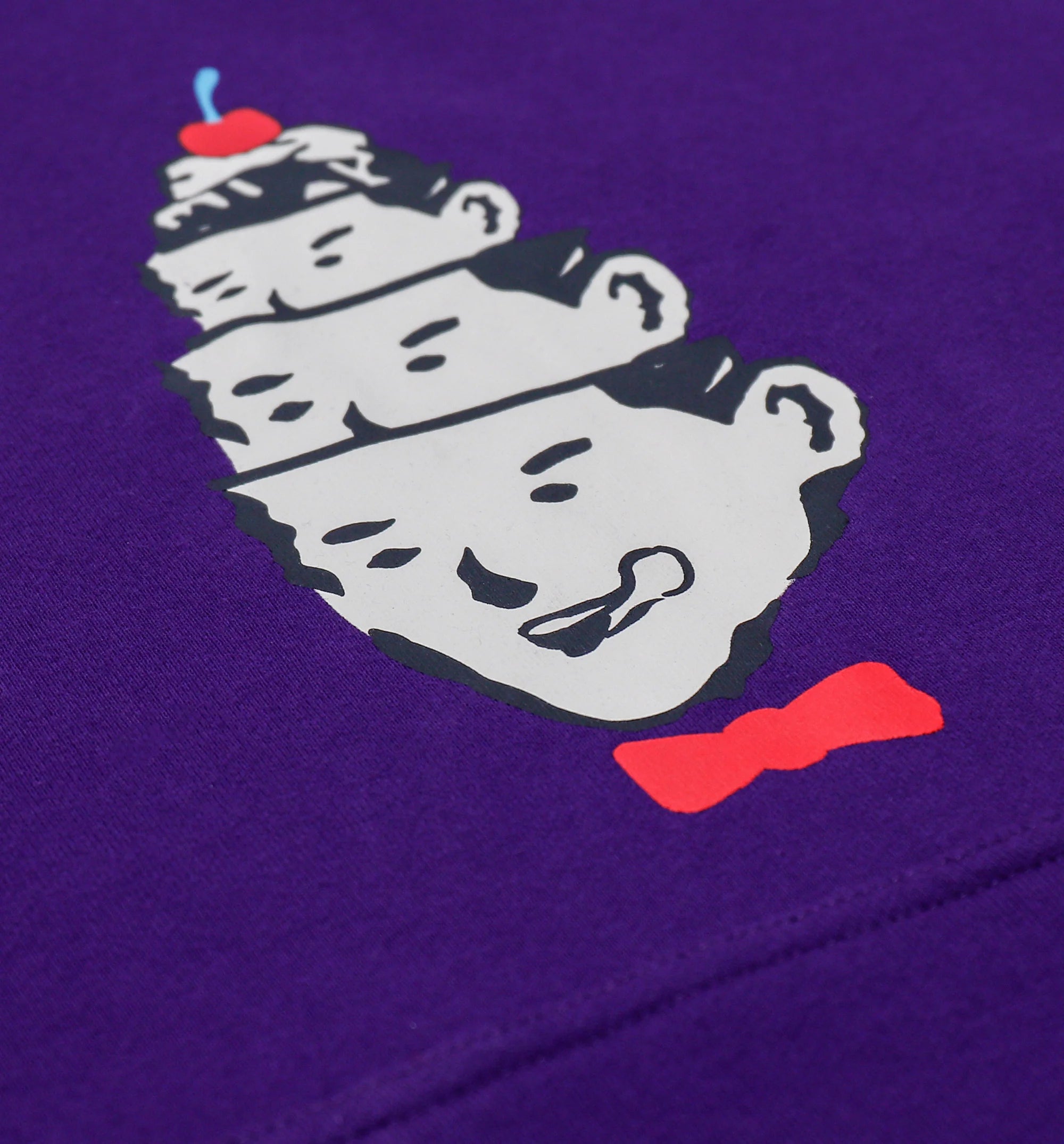 Silver Spoon Mens Hoodie Purple